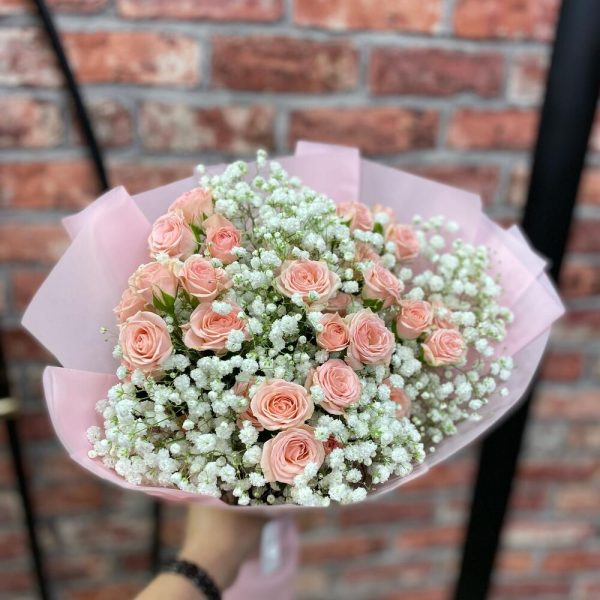 Букет із кущової троянди - Зображення 2