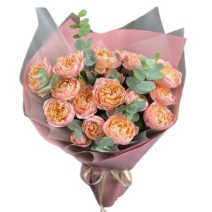 Букет із 5 гілок троянди "Жозефіна"