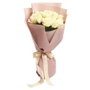 Букет із 21 імпортної троянди Мондіаль