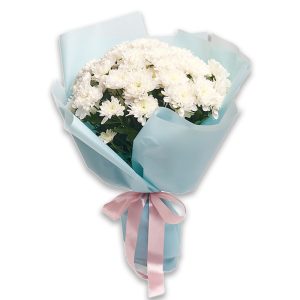 Букет із 11 гілок хризантеми "Далія"