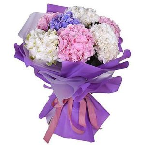 Букет із 7 гортензій