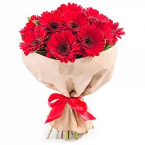 6592796698_buket-iz-13 Букет із 13 червоних гербер