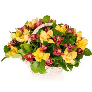 6644741607_zakazat-sejchas-korzina Кошик із 21 орхідеї