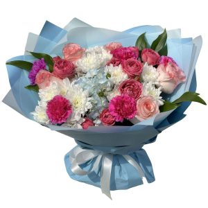 6687203547_tsvety-s-dostavkoj Збірний букет із гортензією