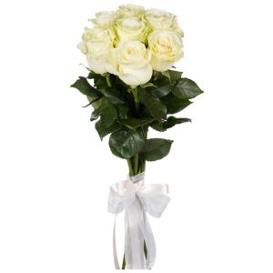 Букет із 7 білих троянд «Маленьке світло»