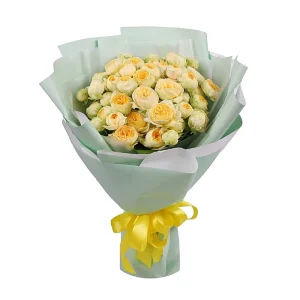 buket-iz-19-kustovyh-pionovidnyh-roz-0-large Букет із 11 гілок жовтої кущової троянди