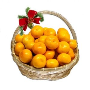 Кошик фруктів «Мандаринова насолода»